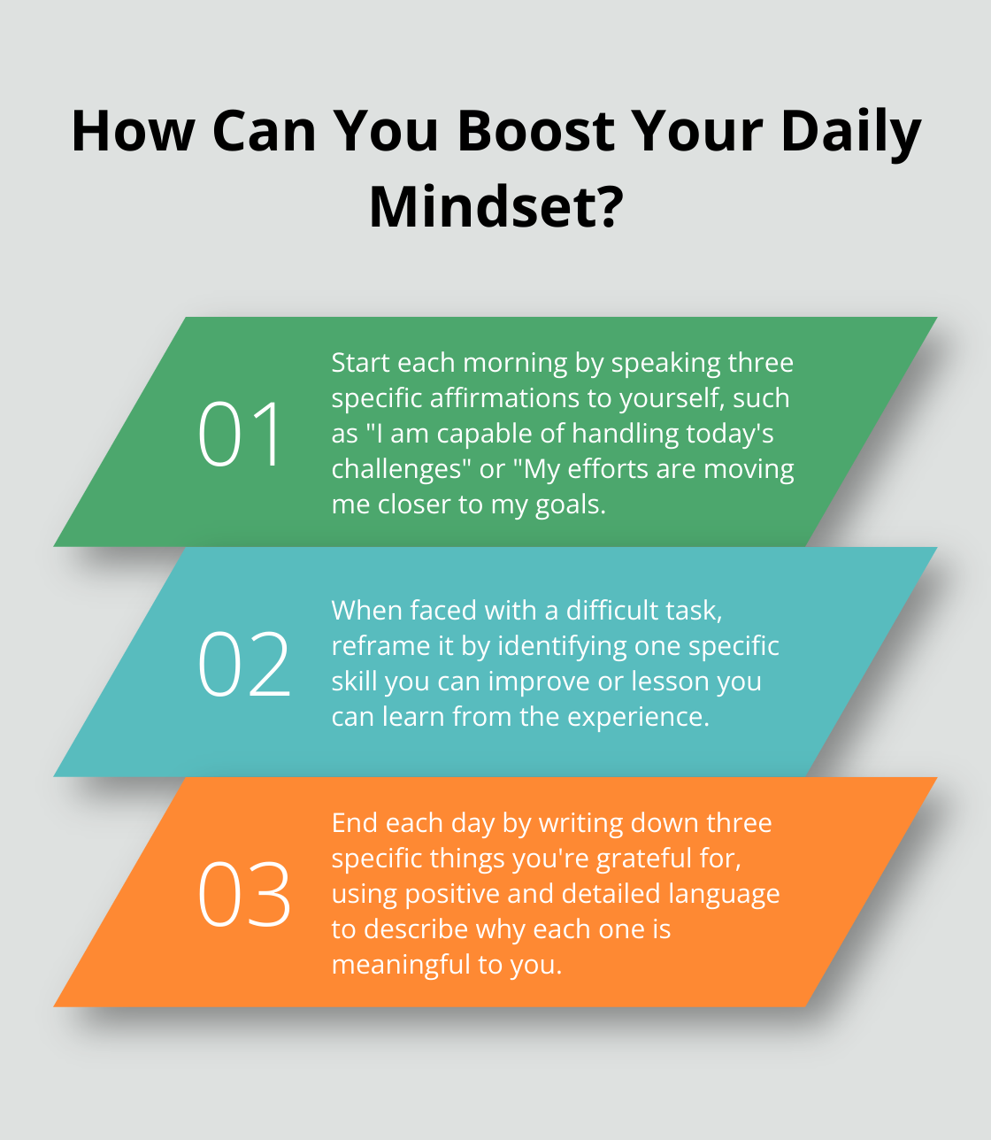 Infographic: How Can You Boost Your Daily Mindset?