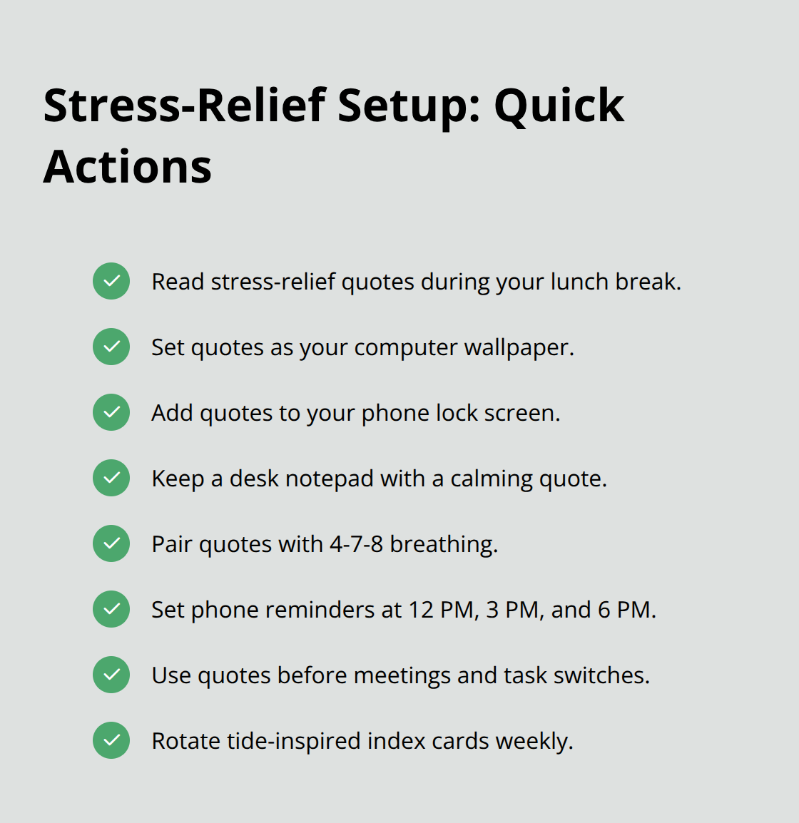 Practical placements and routines to reduce stress with beach quotes - positivity happy beach quotes