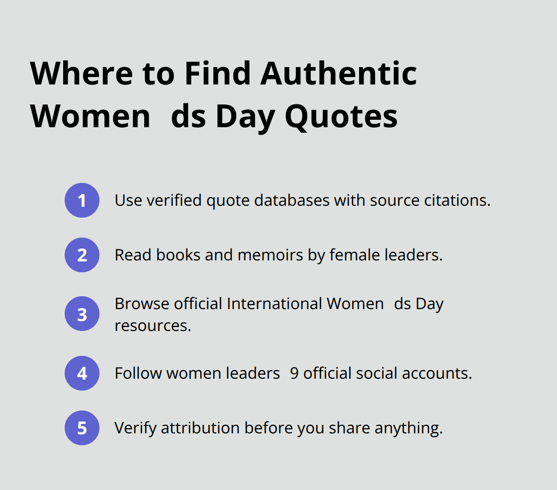 Five reliable places to find authentic Womends Day quotes with proper attribution. - inspirational positivity womens day quotes