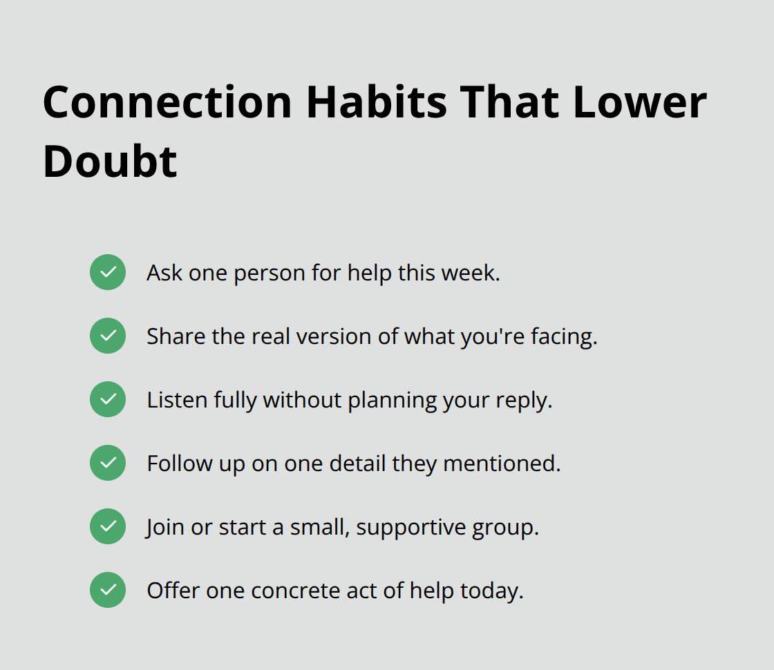 Checklist of practical actions to use relationships for resilience - positivity and strength quotes