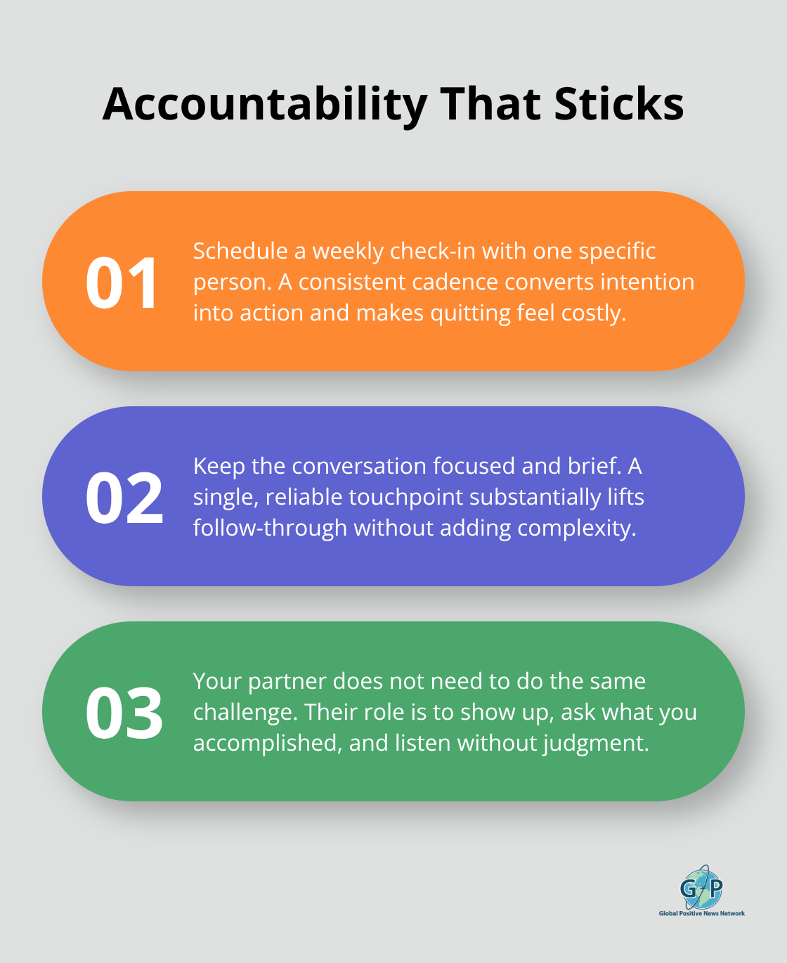Three evidence-based ways accountability boosts follow-through in positivity challenges. - Creative positivity challenges