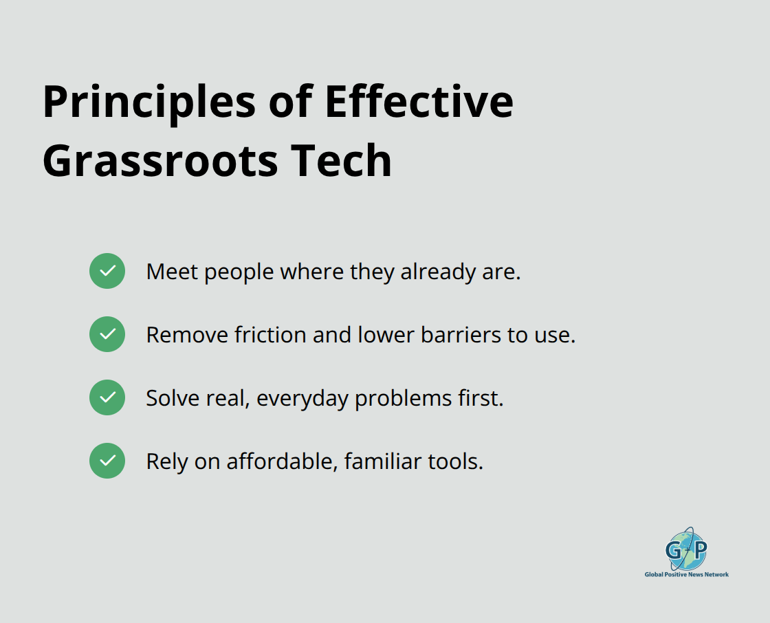 Four core principles that make grassroots technology work for communities