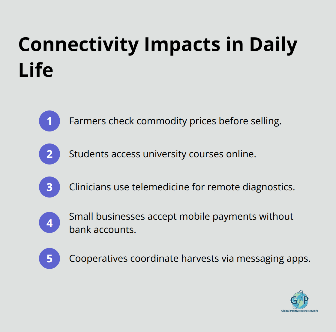 Five practical ways broader connectivity improves access and opportunity.
