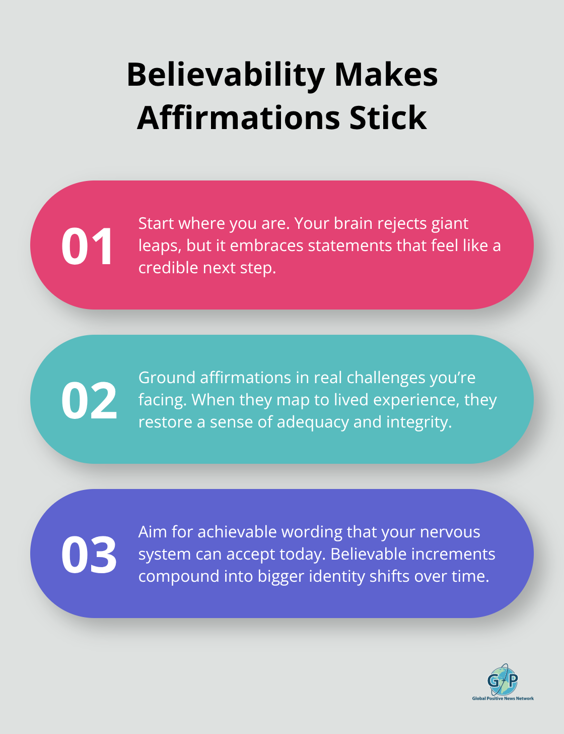 Three key reasons believable affirmations work better than extreme claims. - daily affirmations ideas