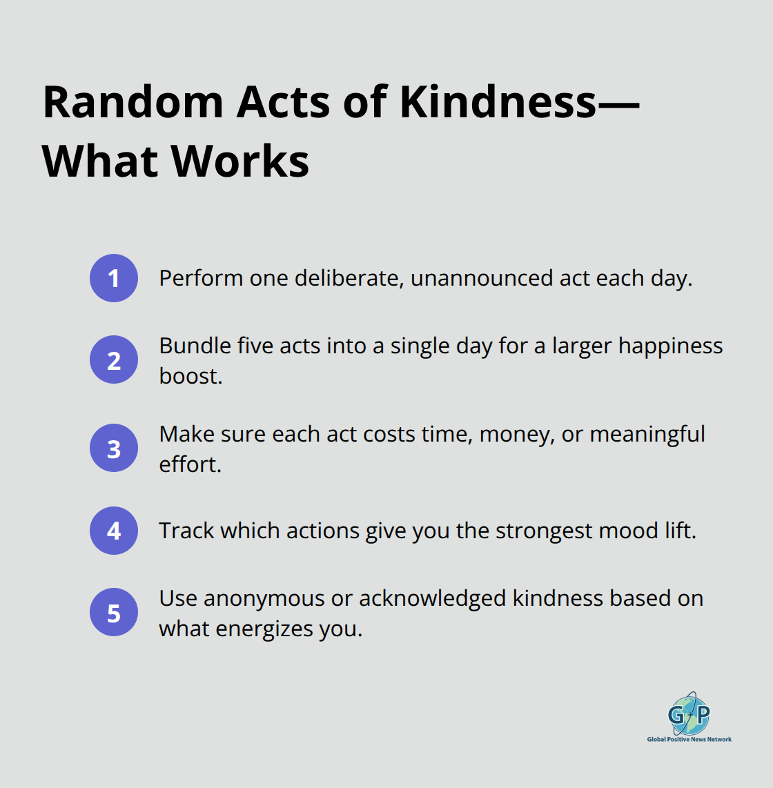 Practical rules for concentrated kindness - creative positivity challenges 2026