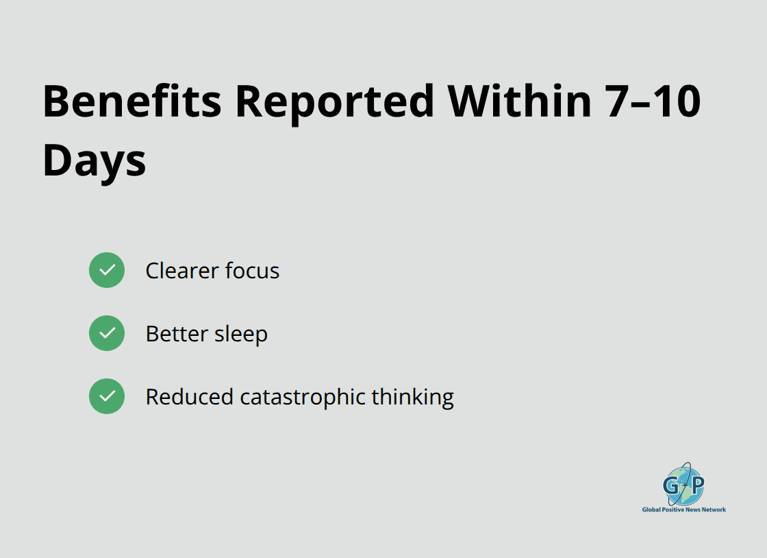 List of common benefits after a week of positive news - empowering positive news